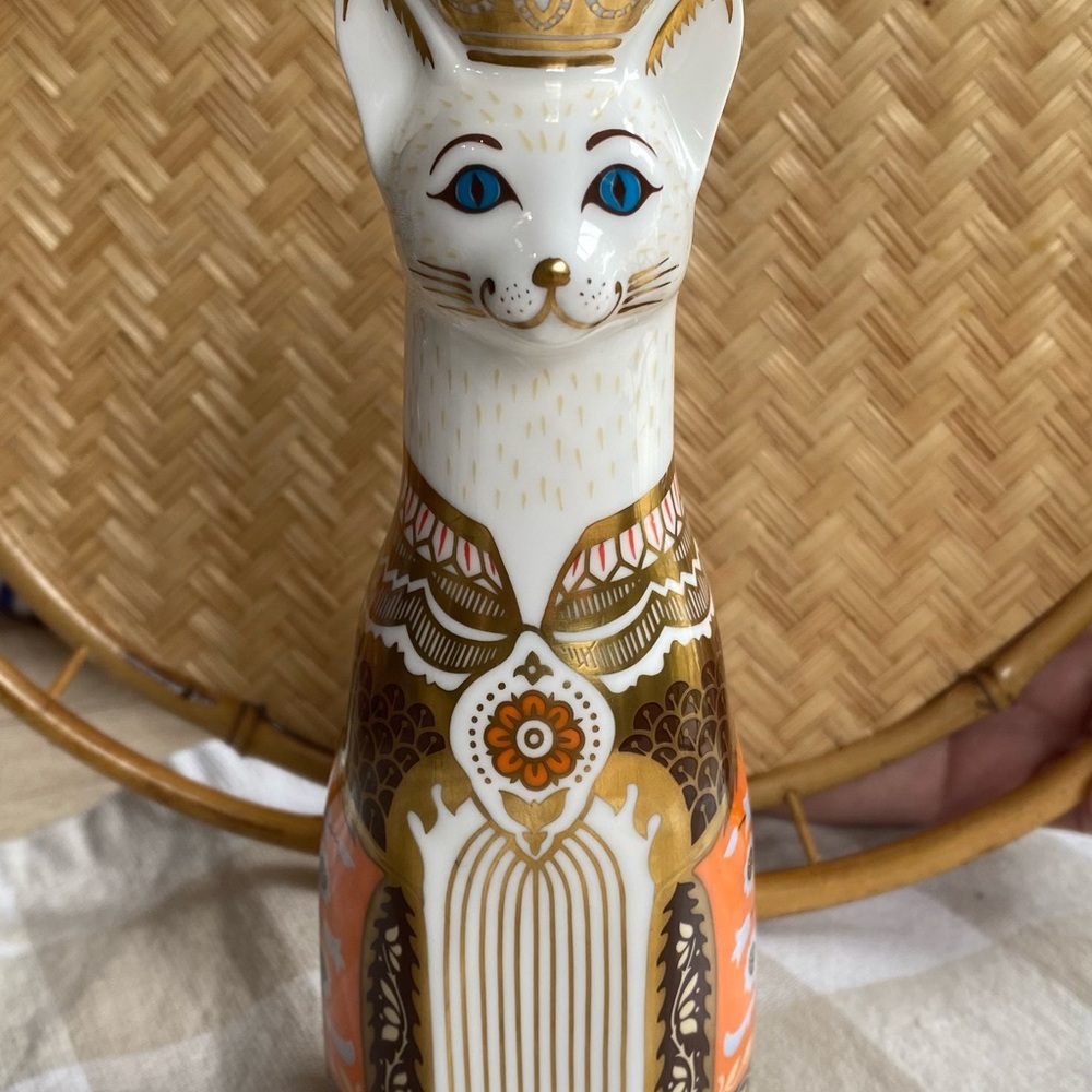 Royal Crown Derby China Royal Cats Siamese 1986 English Bone China EUC
